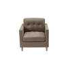 Marino fauteuil stof bruin.