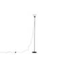 Batang verlichting vloerlamp 25,4x25,4x178cm plastic grijs, zwart, wit.