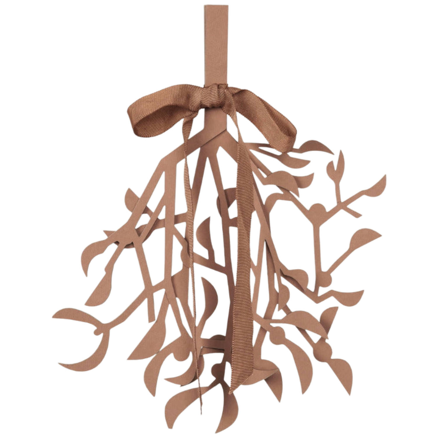 Broste copenhagen papieren ornament mistletoe indian tan