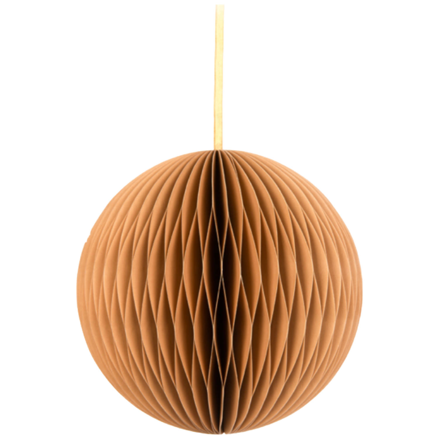 Mrs Bloom - Decoratieve hanger 'Cleo' (Ø15) - Nude/Gold