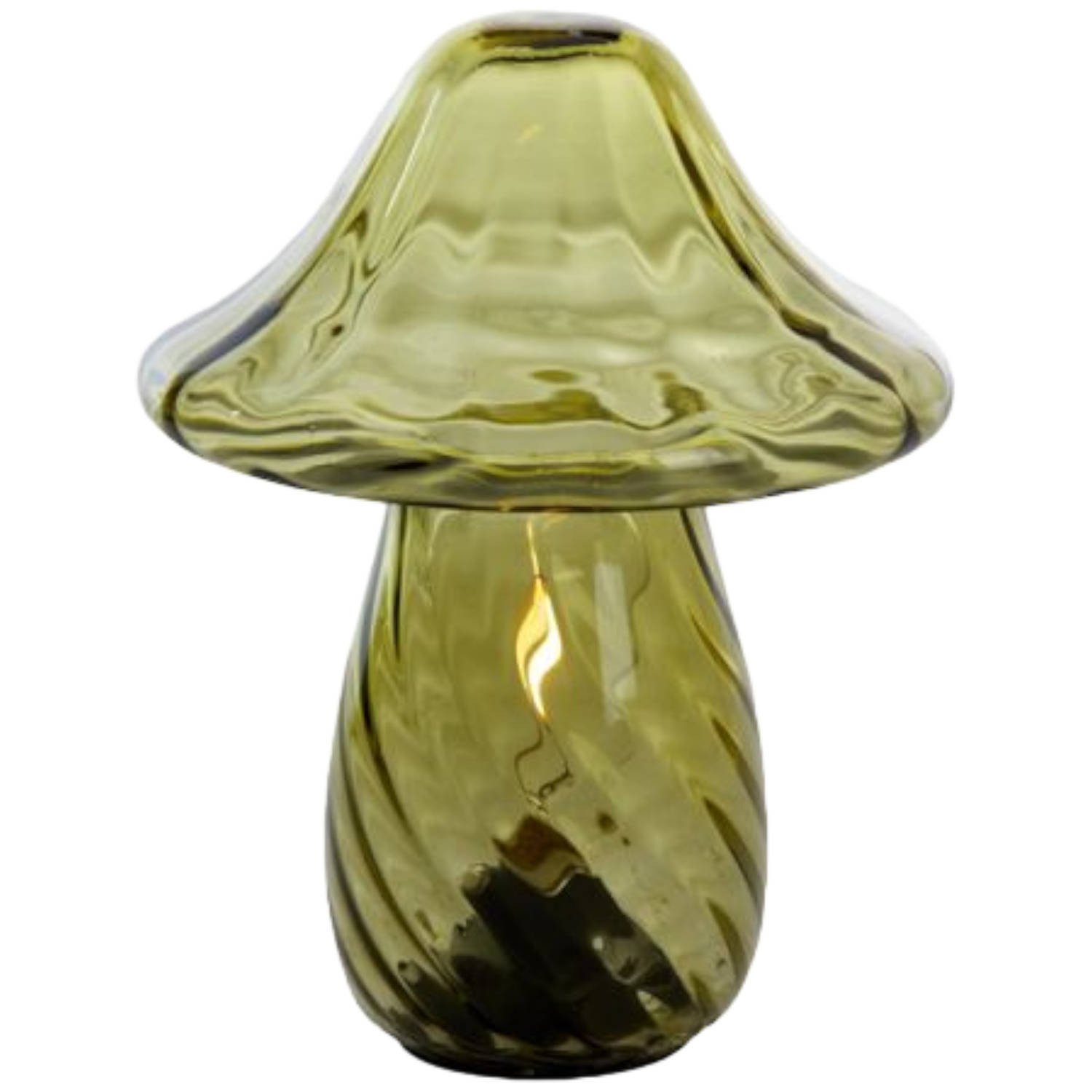 Light & living tafellamp led mushroom green 23cm