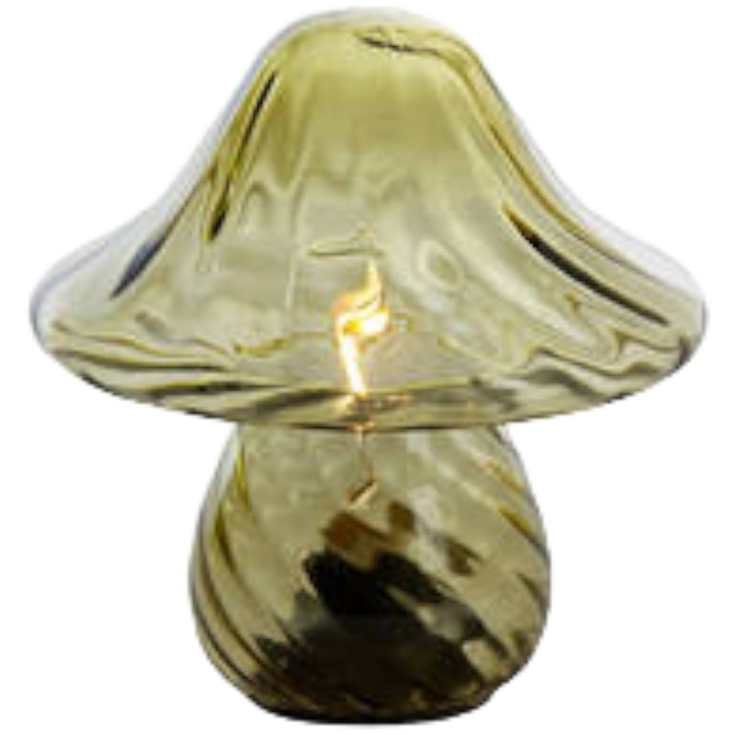 Light & living tafellamp led mushroom green 18cm