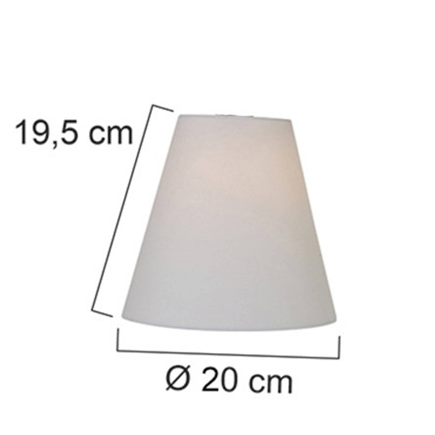 Steinhauer Dion lampenkappen - E14 (kleine fitting) - wit