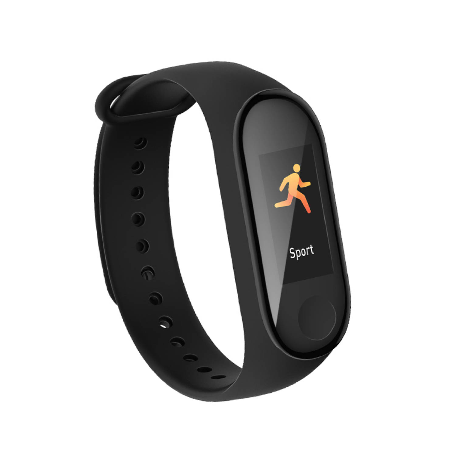 Umbro Smartwatch - Activity Tracker Bluetooth - Sporthorloge met Stappenteller en Thermometer - Zwart