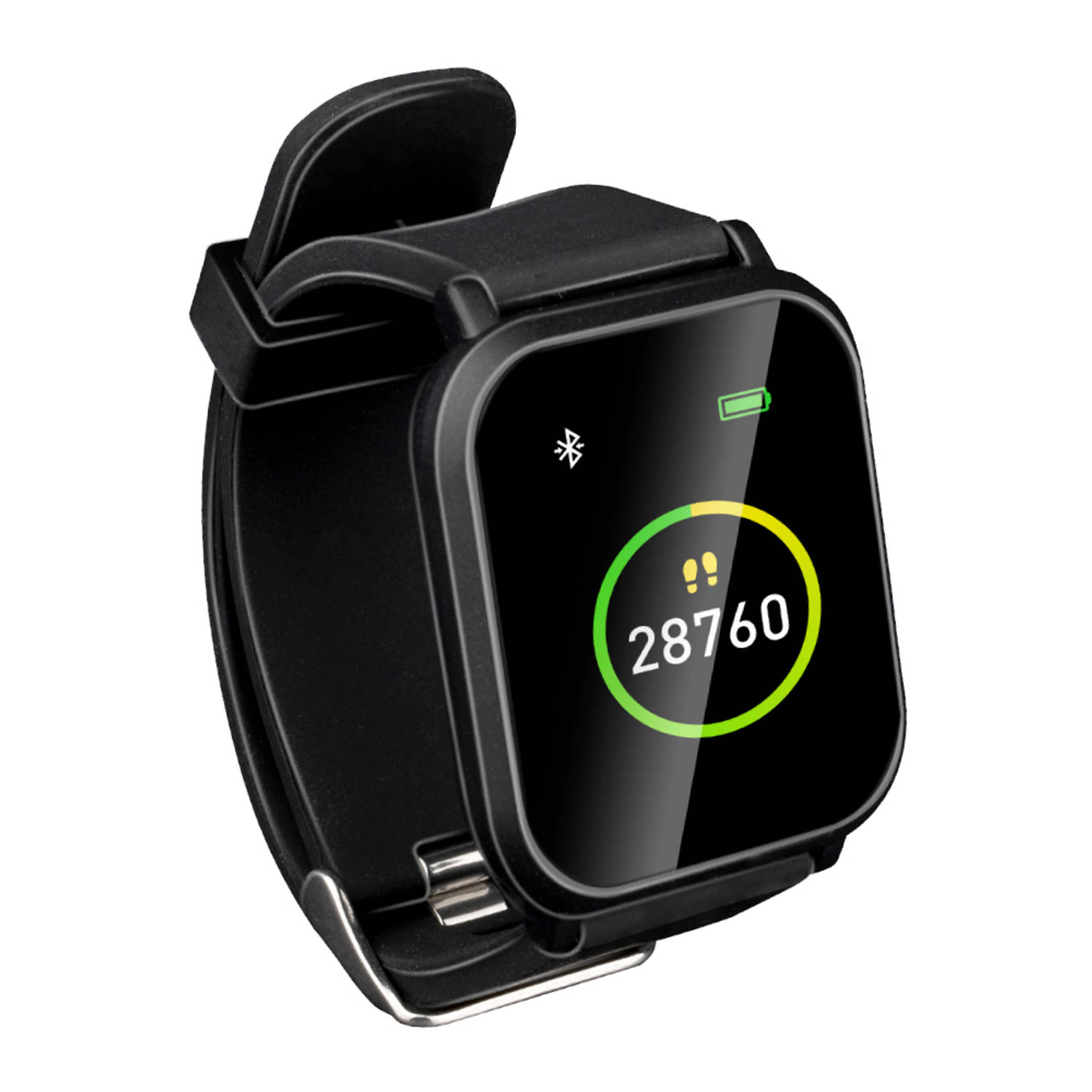 Umbro Smartwatch - Activity Tracker Bluetooth - Sporthorloge met Stappenteller en Thermometer - Zwart