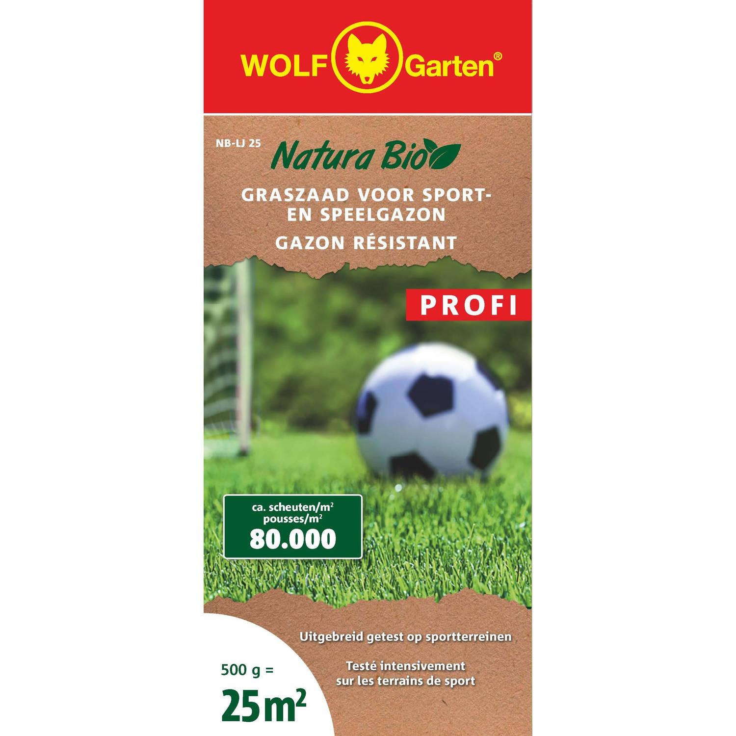 Wolf-Garten Natura Bio Graszaad Sport & Speel - Graszaden - 500 g