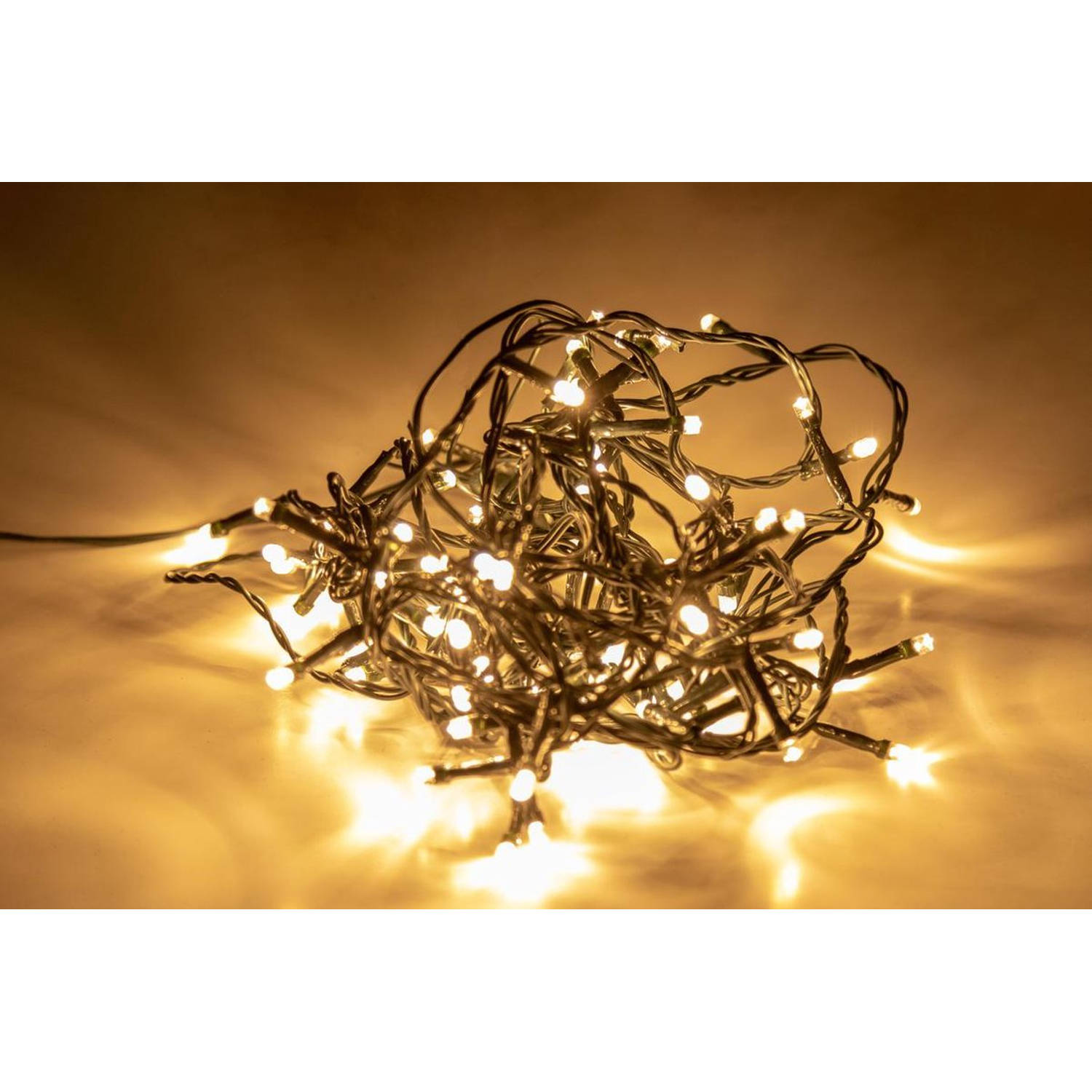 MaxxHome Kerstverlichting 80 LED lampjes lichtsnoer voor binnen & buiten