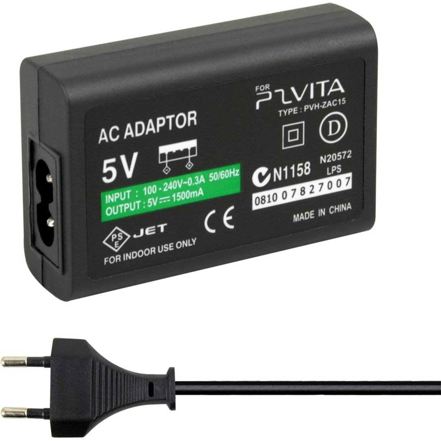 AC Adapter voor Sony PlayStation Vita