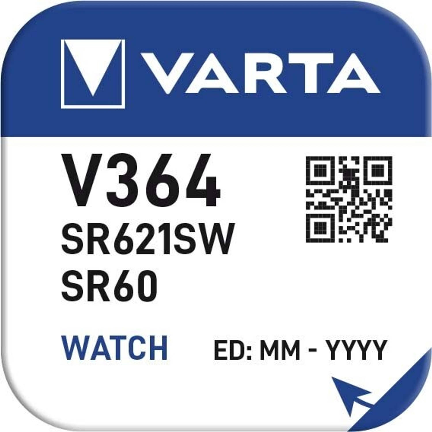 Battery Varta V364 0%Hg-Mercury (10 pcs) Varta