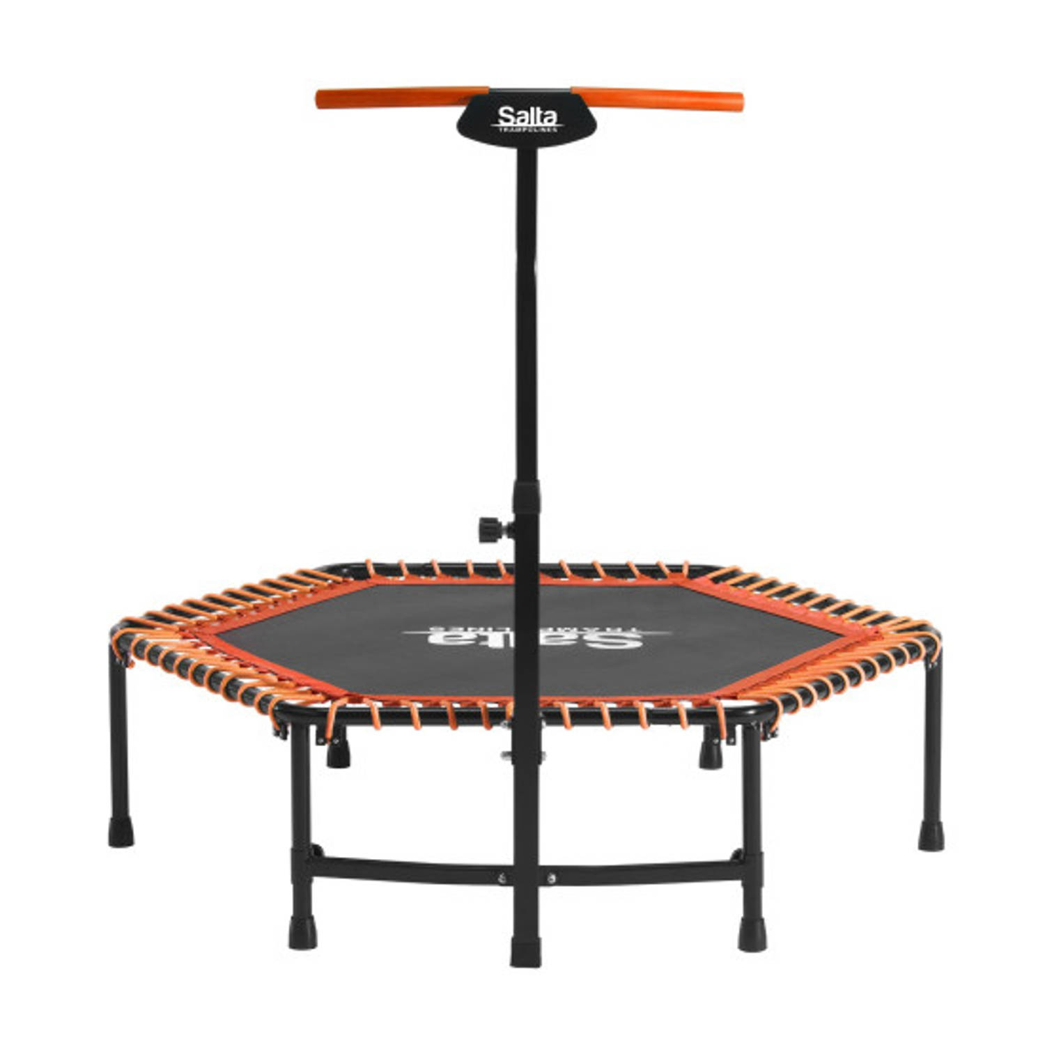 Salta Fitness trampoline including handle bar 140cm