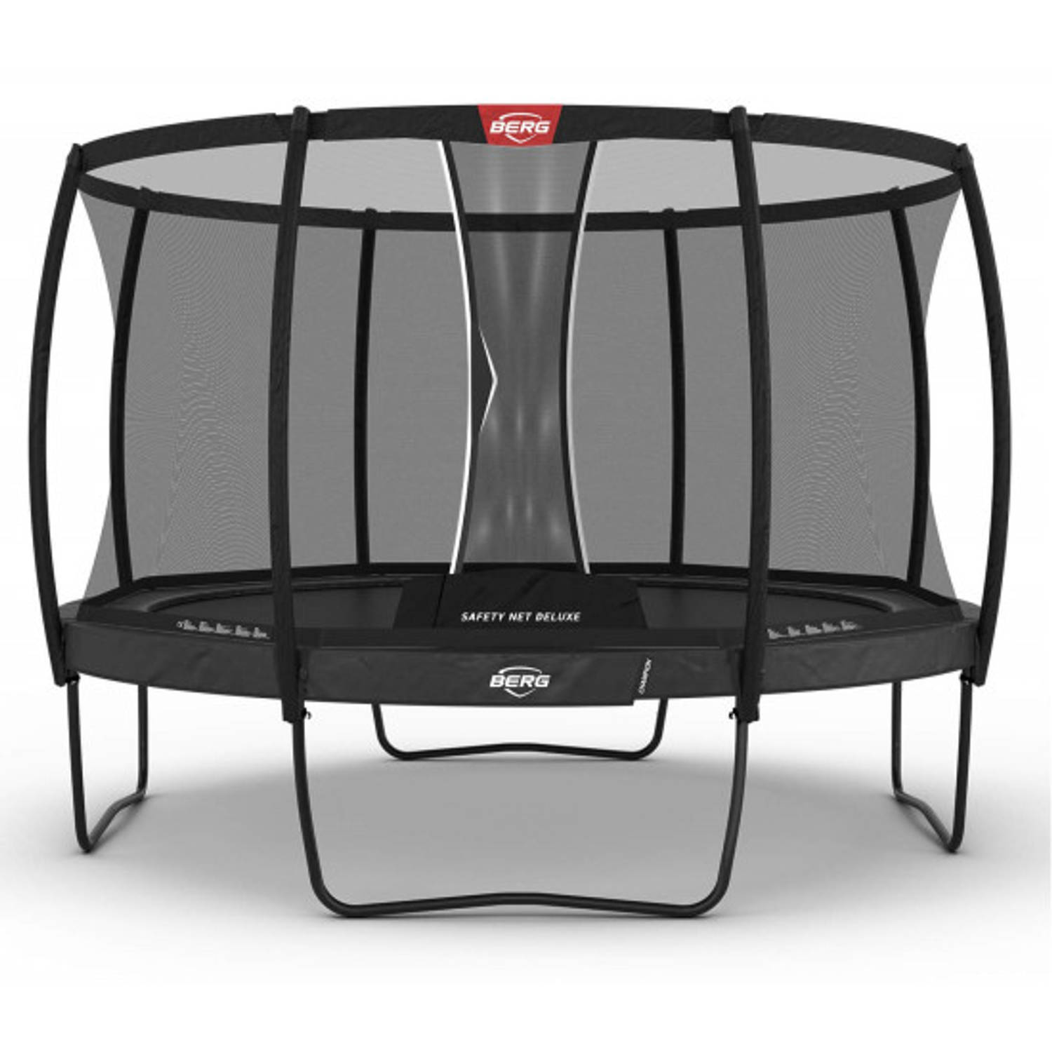 BERG Champion Regular Trampoline - Rond - Grijs - 330cm - incl. veiligheidsnet deluxe