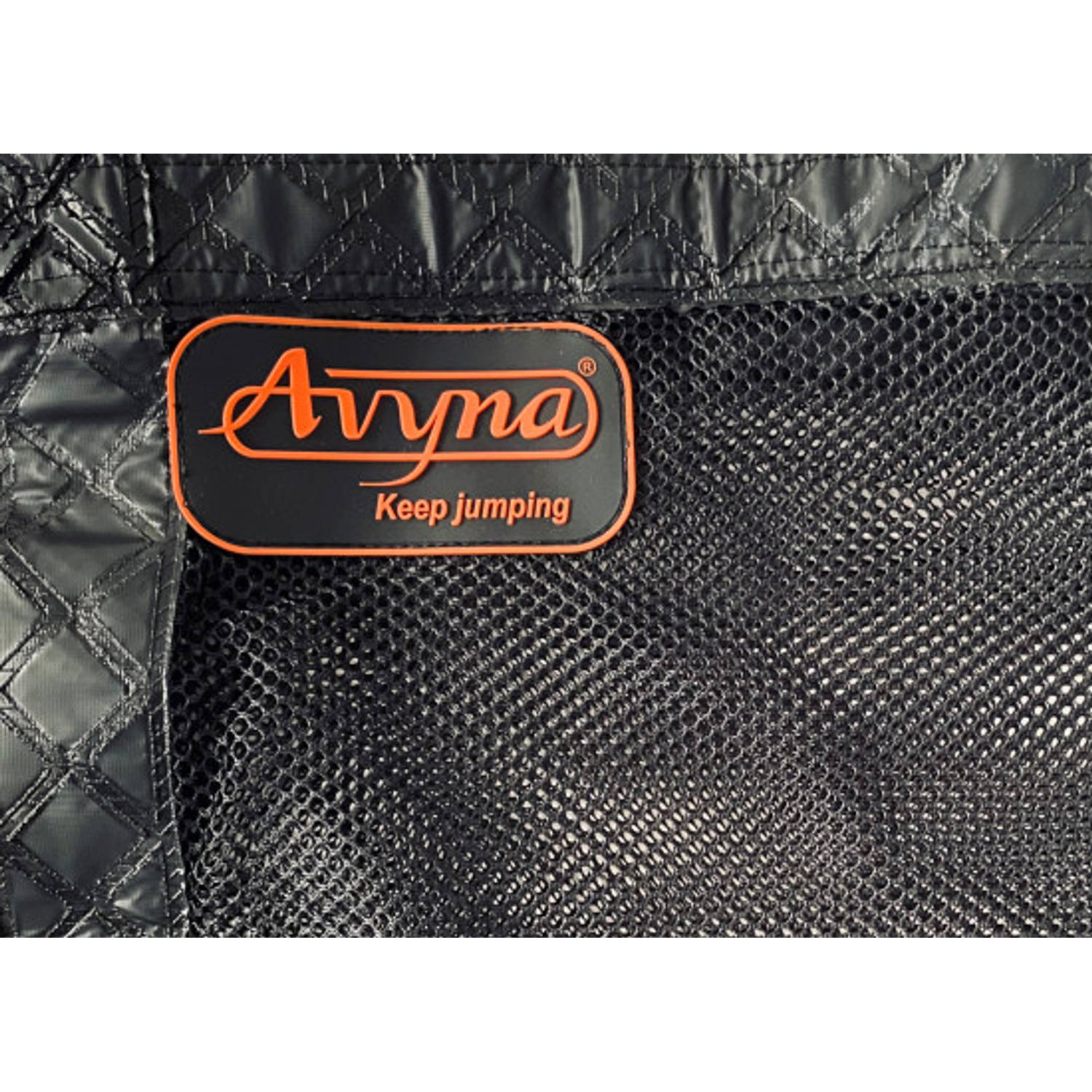 Avyna trampoline veiligheidsnet rechthoekig 275 x 190 cm (213) - Zonder palenconstructie - Zwart