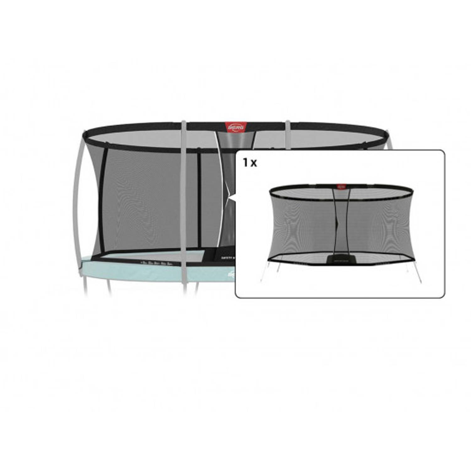 BERG Trampoline Veiligheidsnet - Safetynet Deluxe - Grand - 470 x 310 cm - Los Netje
