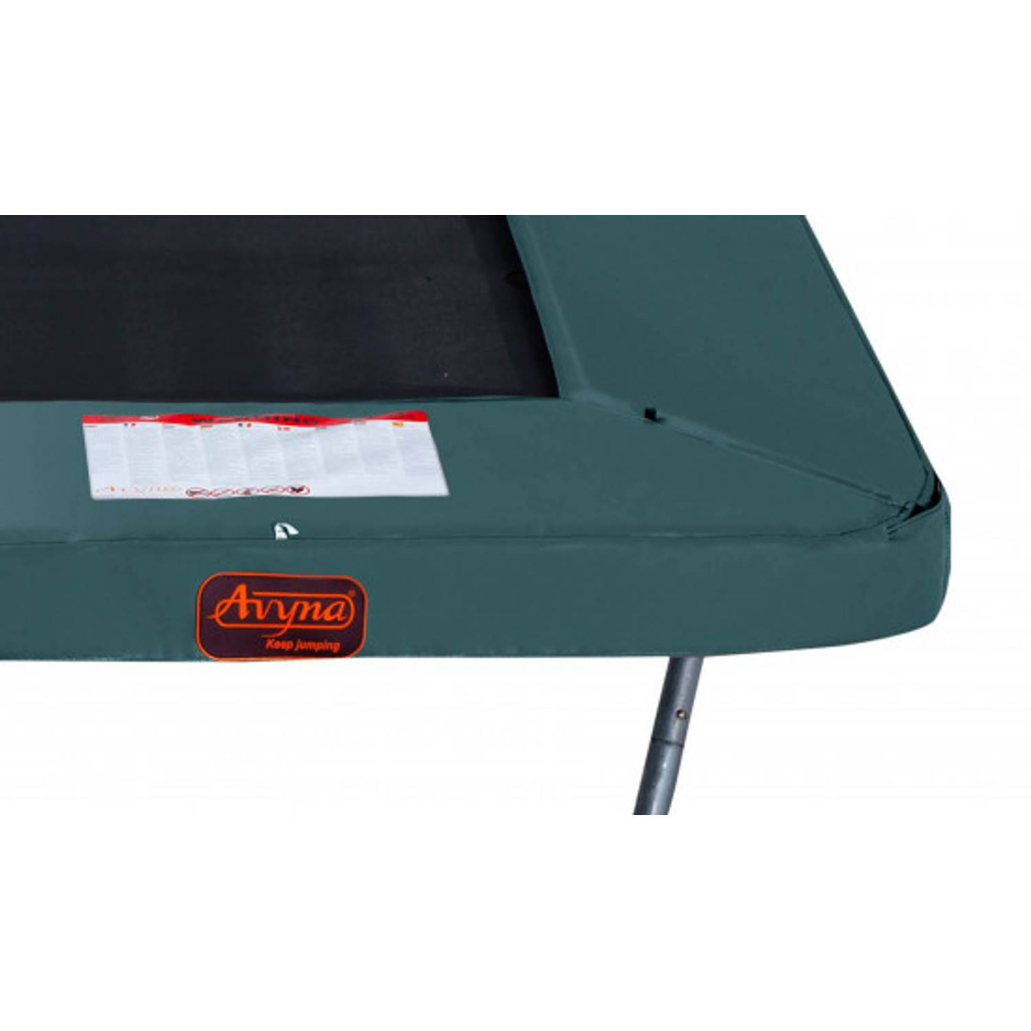 Avyna Pro-Line trampoline rand 300x225 cm (23) - Groen - OUD MODEL - Top Safe