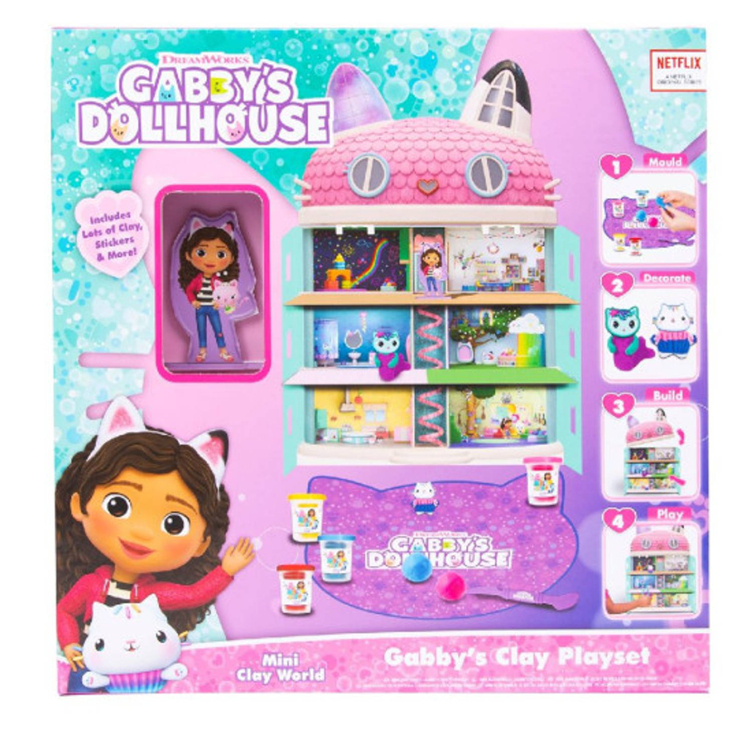 Gabby's Dollhouse Mini Clay World - Klei Speelset