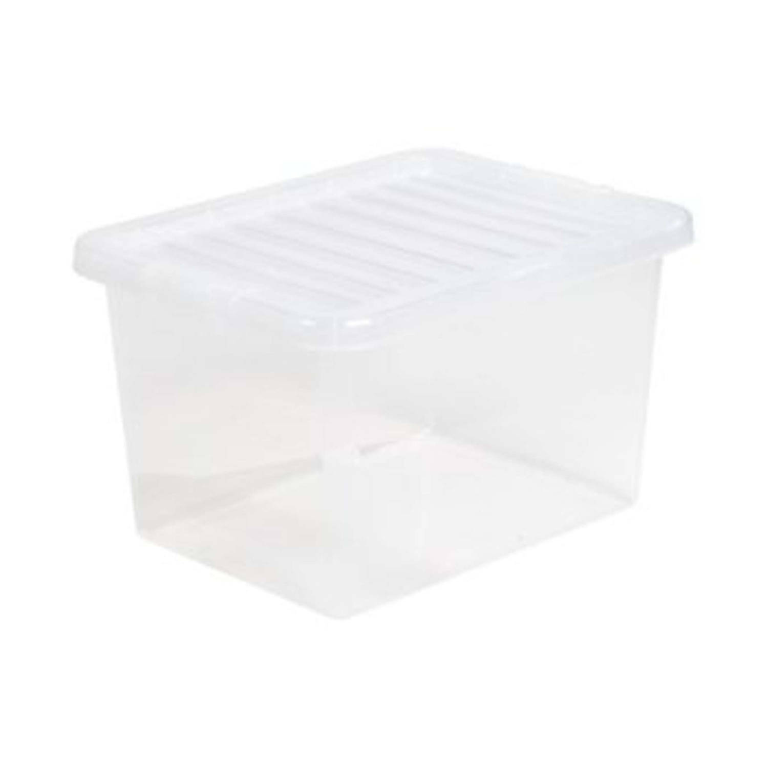 Wham - Whitefurze Crystal box and lid 25L - Kunststof - Transparant
