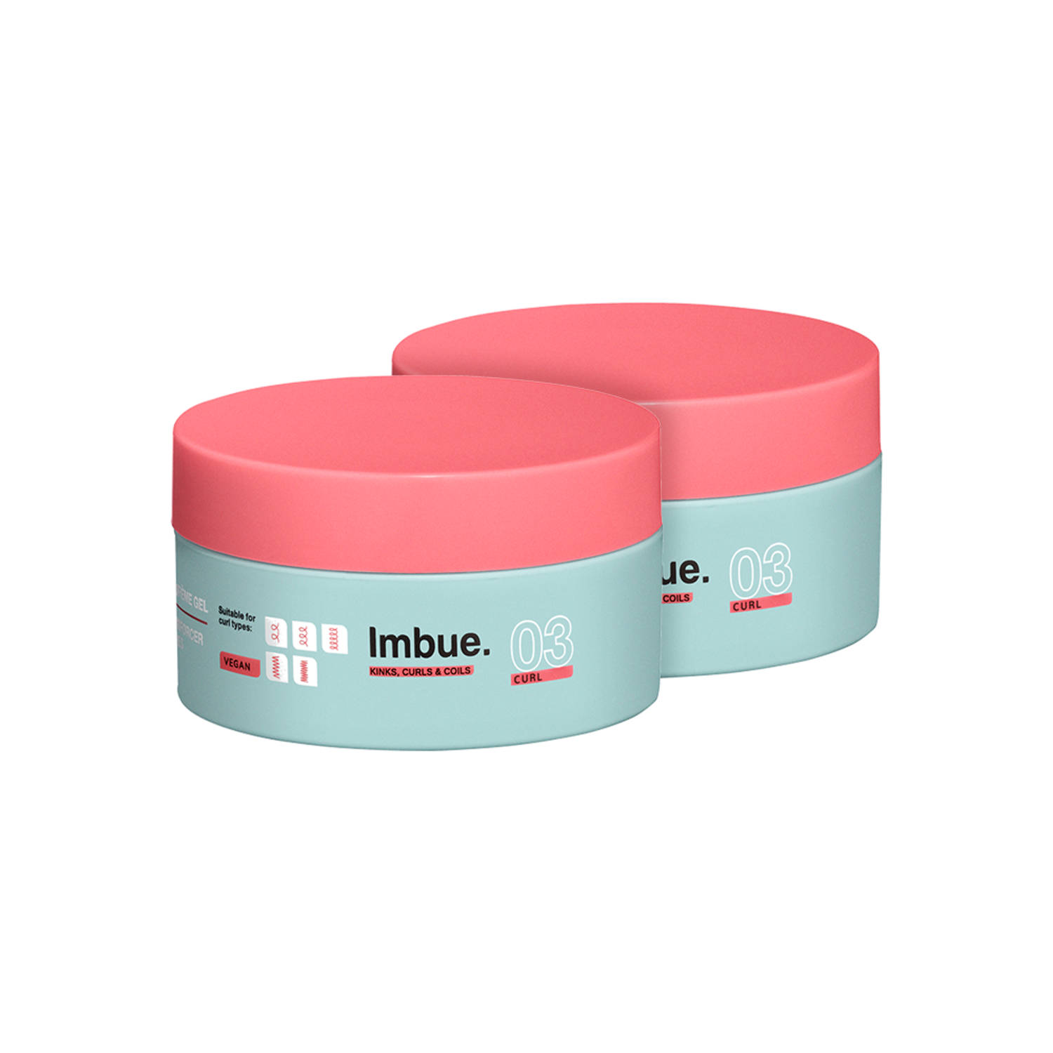 IMBUE. - Curl Empowering Crème Gel - Voordeelverpakking - 2 x 200 ml