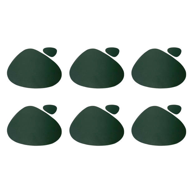 Krumble Placemat set design - 6 stuks - Groen