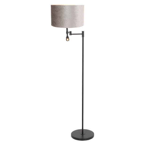 Steinhauer vloerlamp Stang - zwart - metaal - 7190ZW