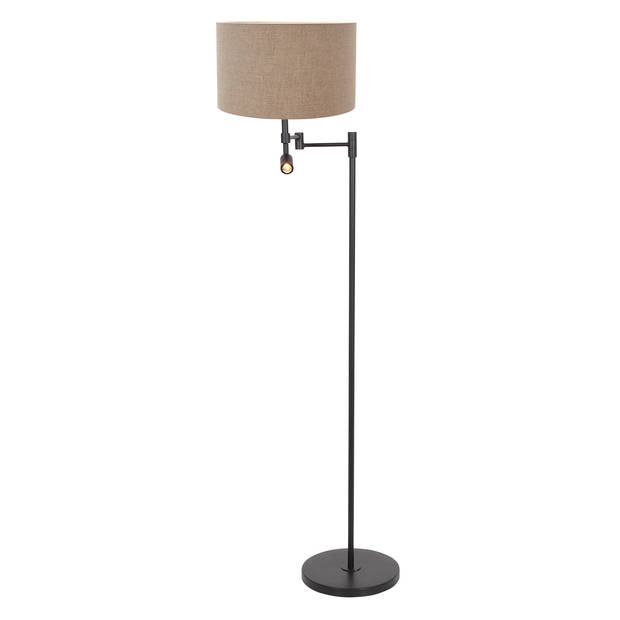 Steinhauer vloerlamp Stang - zwart - metaal - 7179ZW