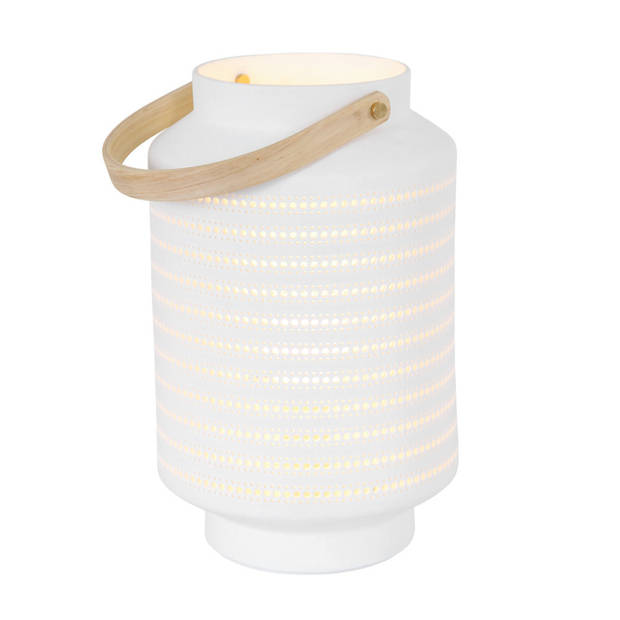 Anne Light & home Tafellamp anne light en home porcelain 3058w wit