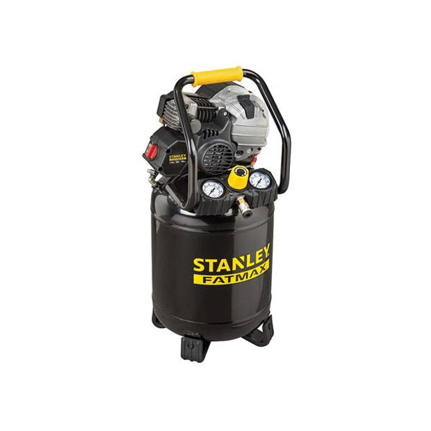 Stanley Compressor HY 227/10/24V FMXCM - Luchtcompressor 10 Bar - 24L - met Handgreep - Zwart