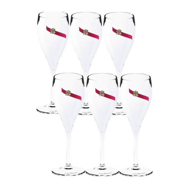 Mumm champagne glazenset - 6 glazen - 16 cl