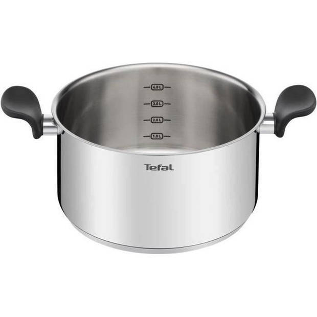 Tefal E3084604 braadpan - roestvrijstaal - 24 cm - 5 L - geschikt voor inductie