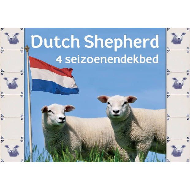 Dutch Shepherd - 4-seizoenen Dekbed - 240x220 cm - Wit