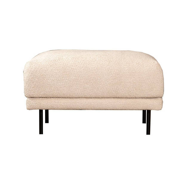 Bronx71 Scandinavische hocker Denver bouclé beige.