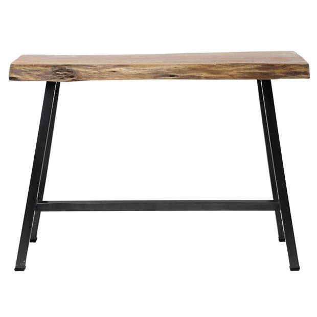 Hoyz - Bartafel Live Edge - 125cm Breed - 4 Personen - Hout - Bruin