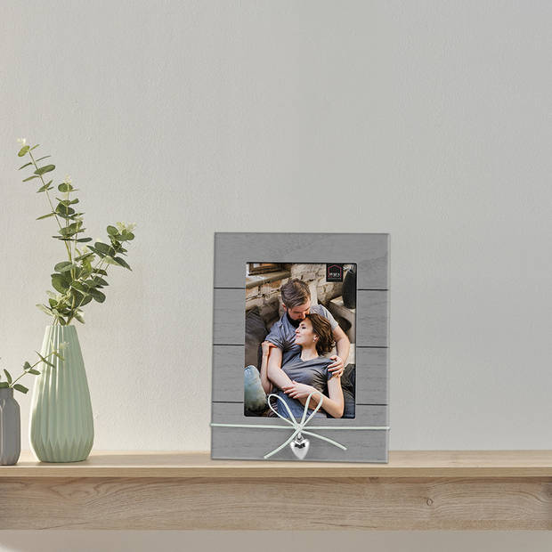 HAES DECO - Houten Fotolijst Cergi verticaal grijs 15x20 - RD368VHS