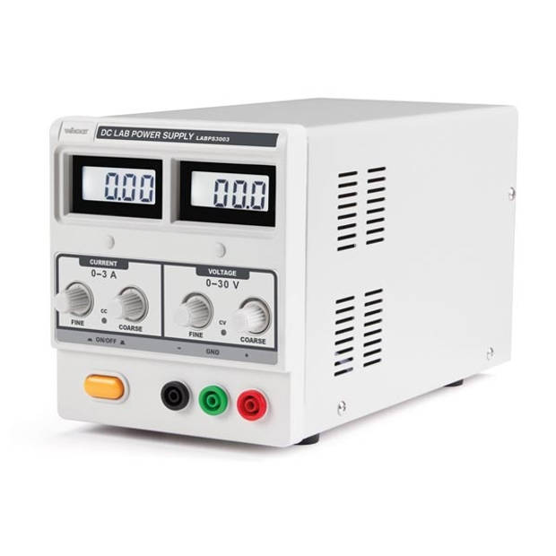 Velleman LABPS3003 labovoeding 0 - 30 volt DC 0 - 3 ampere