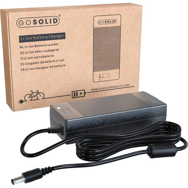 GO SOLID! Oplader Elektrische Fiets - 42V 2A - 5.5 x 2.5mm DC Connector