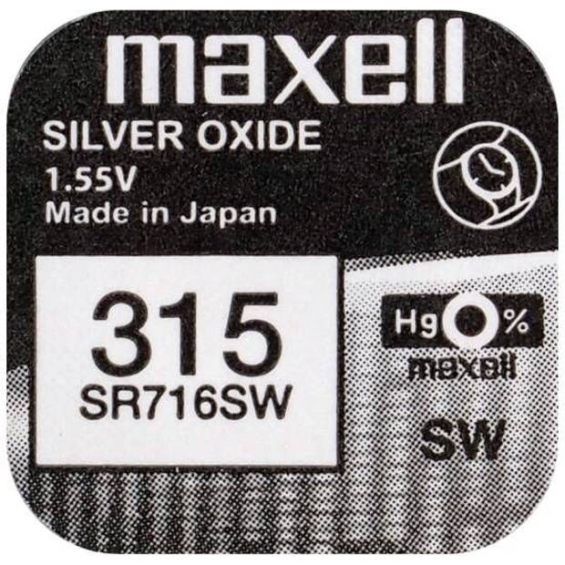 Maxell Silver Oxide 315 blister 1