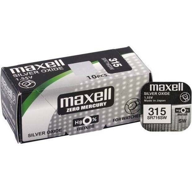 Maxell Silver Oxide 315 blister 1