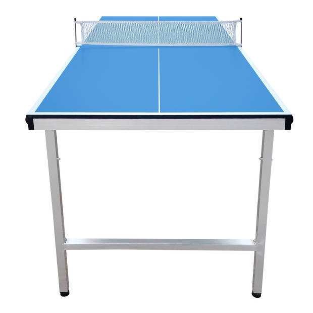 Cougar Tafeltennistafel Mini 1500 inklapbaar in blauw Indoor inklapbare & draagbare tafeltennis tafel