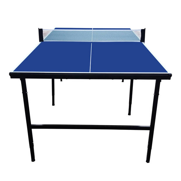 Cougar Tafeltennistafel Midi 1800 inklapbaar in blauw Indoor inklapbare & draagbare tafeltennis tafel