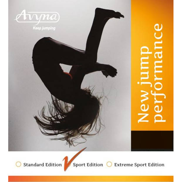 Avyna Power Spings Trampoline Veren - Sport Edition - 17.5 cm - Groen - 245 cm (8ft) - 8 stuks