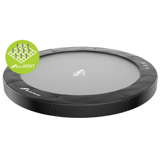 Akrobat Trampoline Primus Inground - 365 cm - Rond - Zwart