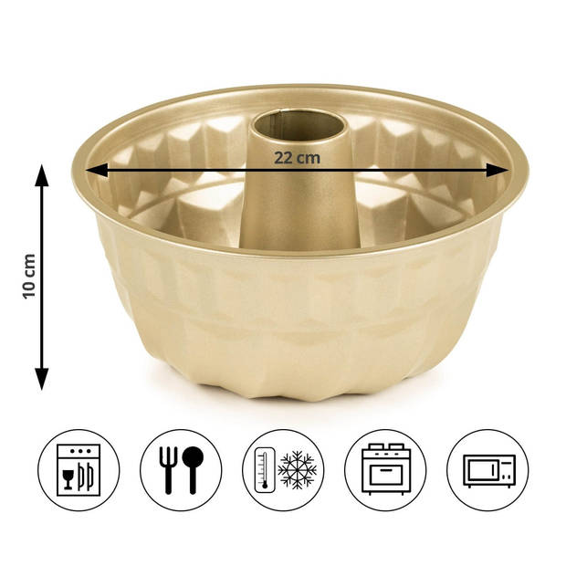 Rosmarino Baker Golden Tulbandvorm - 22cm