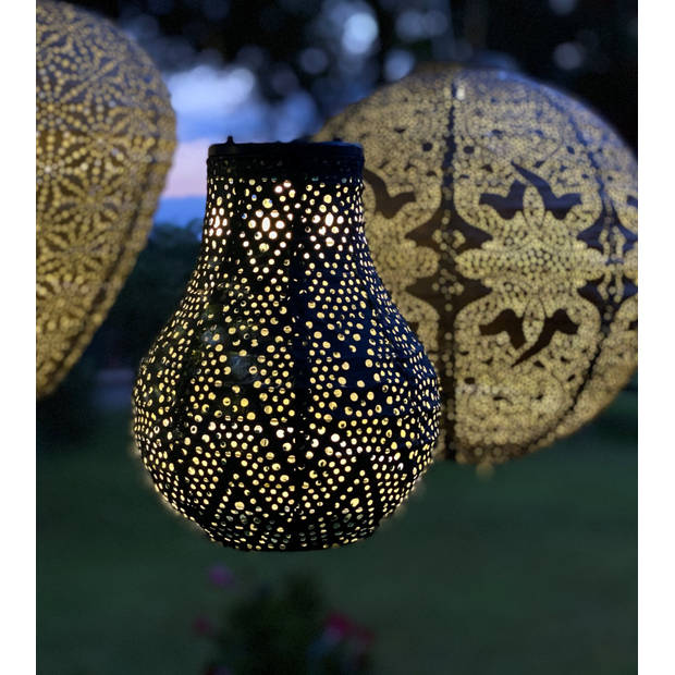 Lumiz Solar tuinverlichting Occult Bulb - 16 cm - Goud