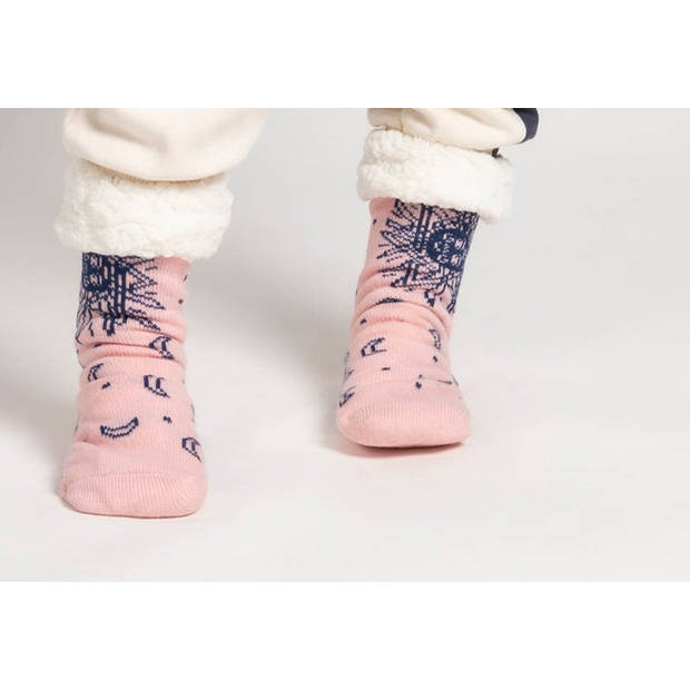 Vitapur - Hoodie deken met rits + sokken - Carrol Roze