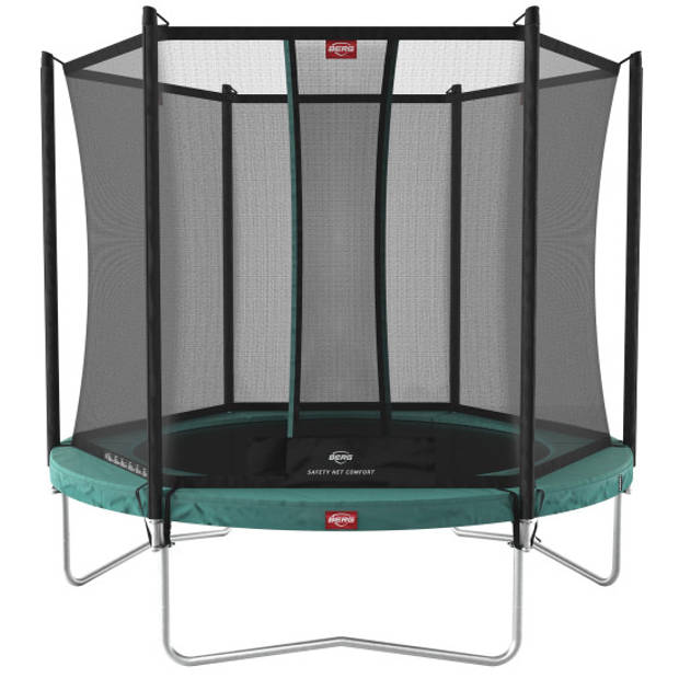 BERG Trampoline Favorit met Veiligheidsnet - Safetynet Comfort - 330 cm - Groen