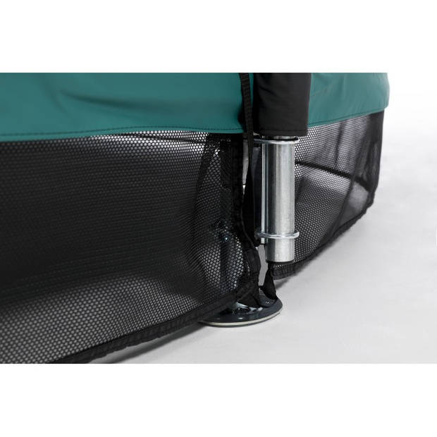 BERG Trampoline Grand Favorit met Veiligheidsnet - Safetynet Comfort - InGround - 520 x 350 cm - Groen
