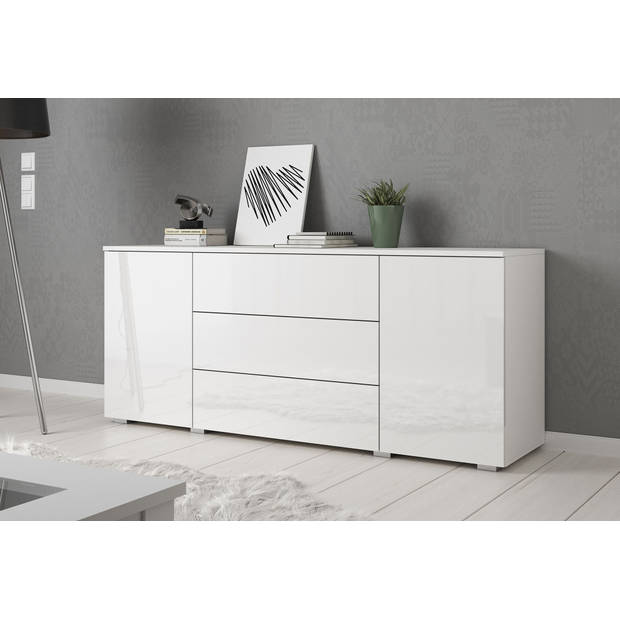 Meubella Dressoir Pure - Wit - 150 cm