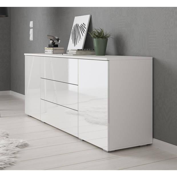 Meubella Dressoir Pure - Wit - 150 cm