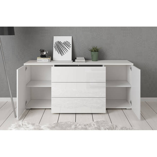 Meubella Dressoir Pure - Wit - 150 cm