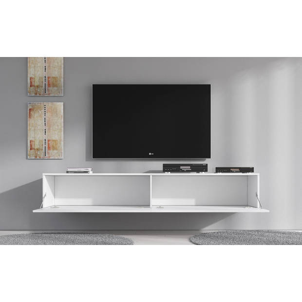 Meubella TV-Meubel Flame XL - Wit - 180 cm