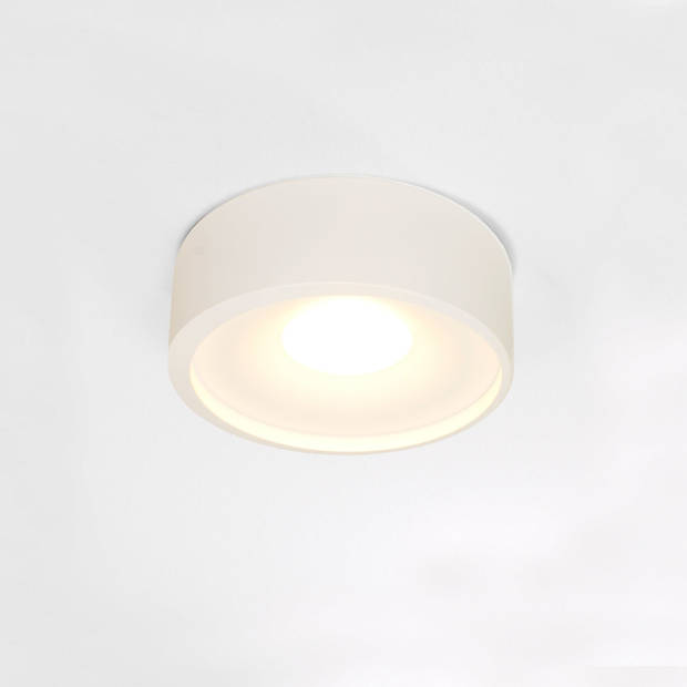 Artdelight Plafondlamp Orlando Ø 14 cm wit
